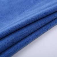 Latest design anti pilling fdy clothes fabrics polyester brush knit fdy thick polar fleece fabric in china