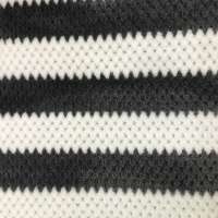 Super Soft for Blanket Knitted striped stretch  fleece flannel jacquard fabric